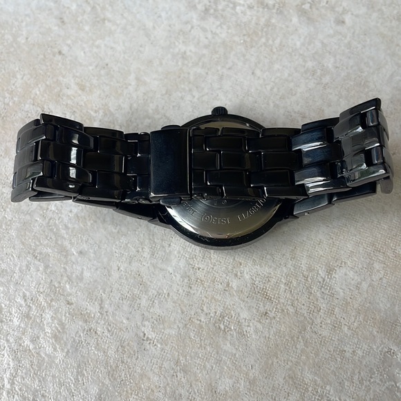 Armitron lady battery water resistant 100ft gunmetal w/date - Picture 5 of 7